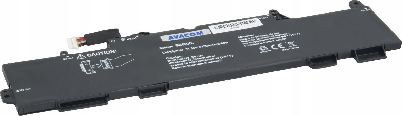Bateri laptopi Avacom për HP EliteBook 840 G5, 11.55V, 4330mAh 50Wh, e zezë