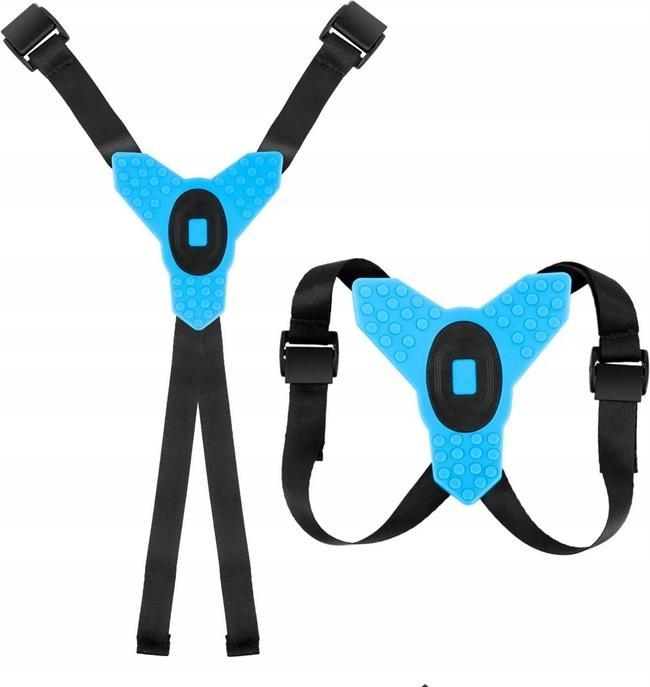 Mbajtëse helmete për kamerë aksioni TELESIN, rrip montimi, e zezë