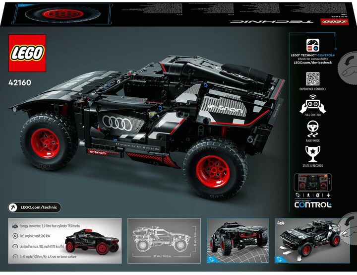 Set LEGO® Technic 42160 Audi RS Q e-tron, 914 copë