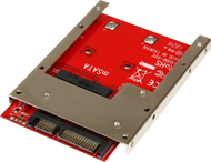 Adapter StarTech.com mSATA në 2.5" SATA, konvertues SSD, i zi