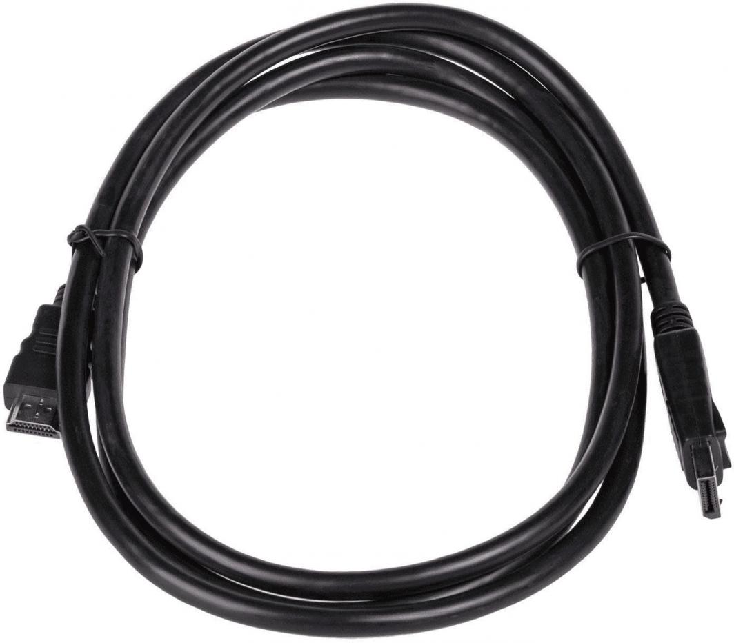 Kabllo Akyga AK-AV-05, DisplayPort në HDMI, 1.8m, e zezë