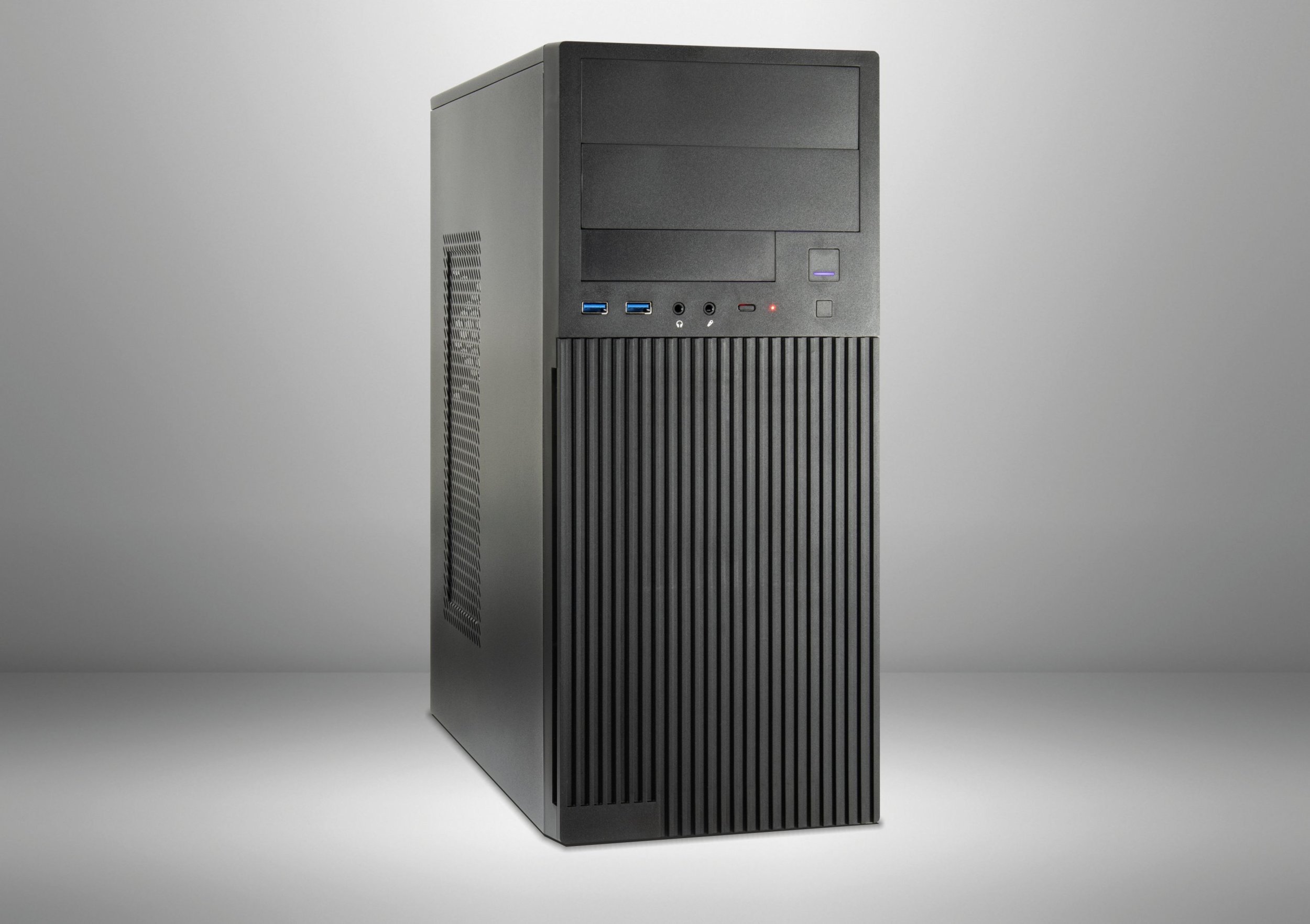 Kuti kompjuteri Inter-Tech ATX IT-2815 Linear, Mini Tower, MIDI, e zezë