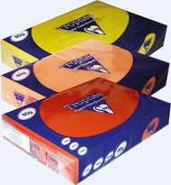 Letër e ngjyrosur Clairefontaine Trophée Intensive Red, A4, 80 g/m², e kuqe intensive