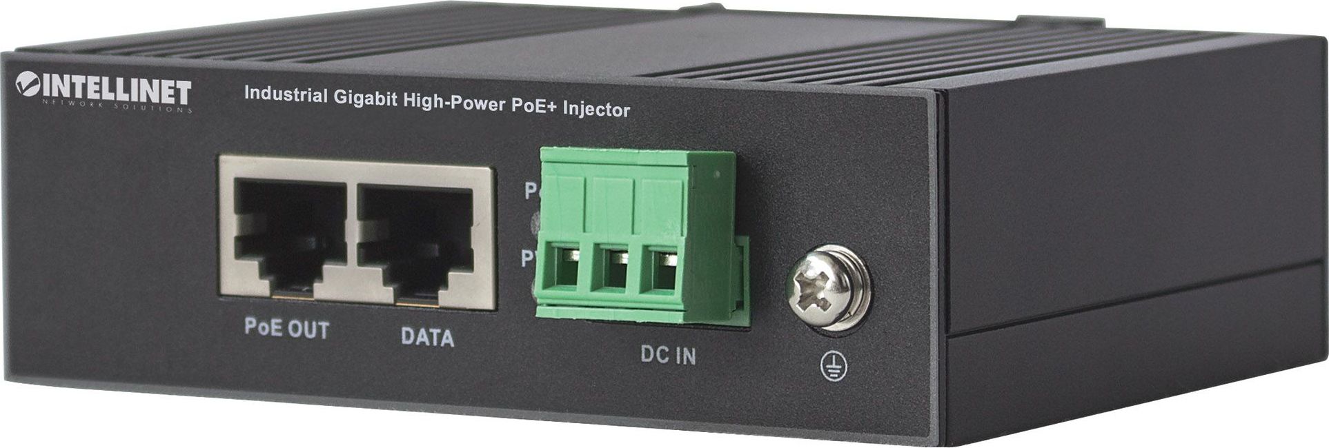Injektor PoE Industrial Intellinet Gigabit, 30W, IEEE 802.3af/at, korpus metalik