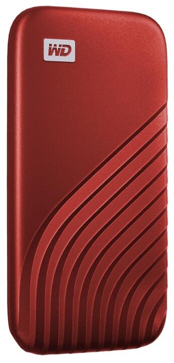 Disk i jashtëm Western Digital My Passport -  1TB, i kuq