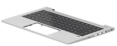 Tastierë me kornizë HP, layout danez, me ndriçim taste, e zezë