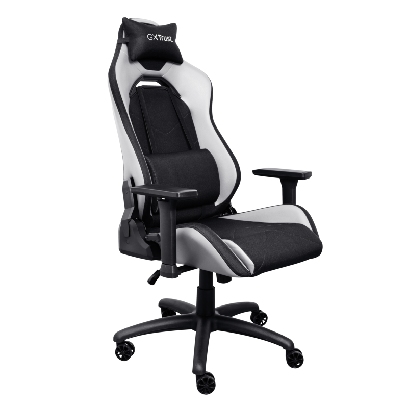 Karrige gaming Trust GXT 714W Ruya, deri 150 kg, ergonomike, e bardhë