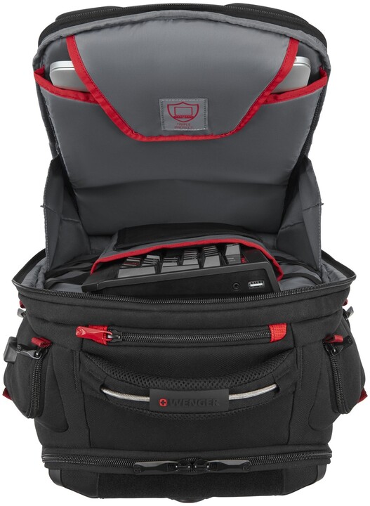 Çantë shpine WENGER PlayerOne për laptop 17.3", e zezë