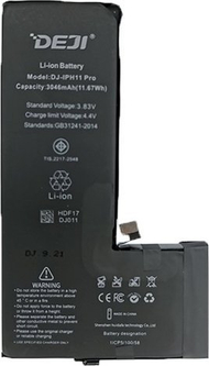 Bateri Apple iPhone 11 Pro, 3046 mAh, Li ion