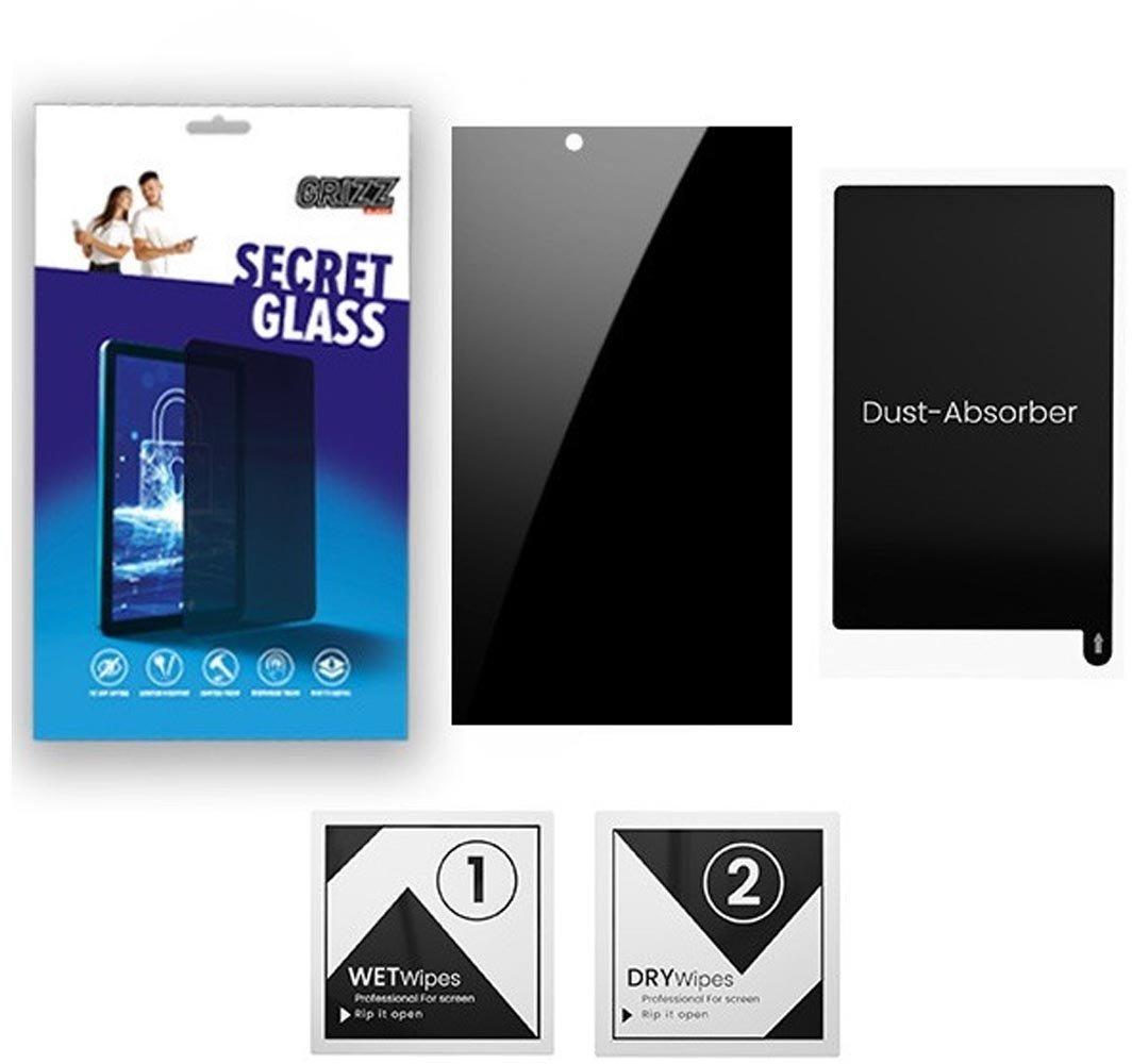 Xham mbrojtës privatësie Grizz SecretGlass për Samsung Galaxy Tab S10 FE, mbrojtje ekrani, transparencë e lartë