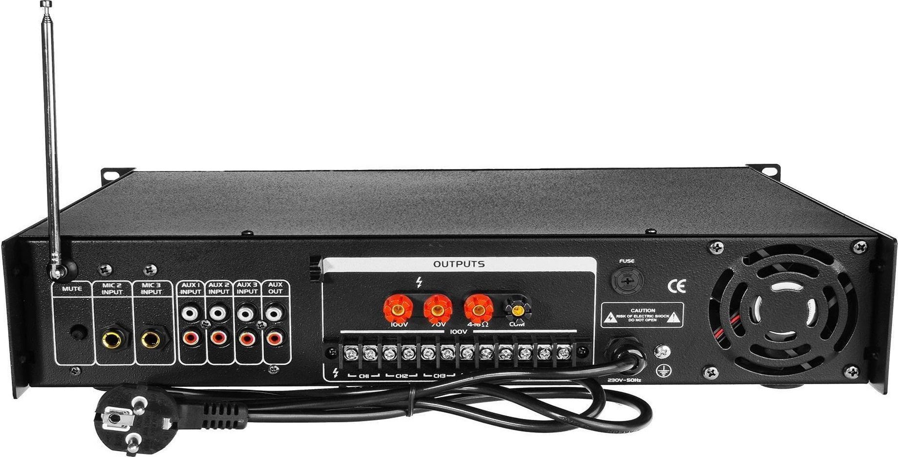 Amplifikator PA Hqm, 350W RMS, 6 zona, Bluetooth