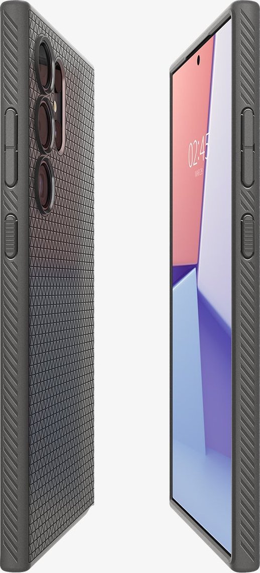 Mbulesë mbrojtëse Spigen Liquid Air, për Samsung Galaxy S24 Ultra, gri granit