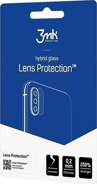 Заштитник 3MK за леќи на Samsung Galaxy M30s, прозрачен, 4 парчиња