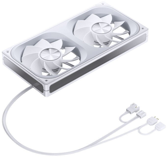 Ventilator PC Jonsbo ZA-240, 240mm, PWM ARGB, i bardhë 3