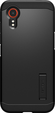 Mbulesë telefoni Spigen Tough Armor për Samsung Galaxy XCover 7, mbrojtje goditjesh, e zezë