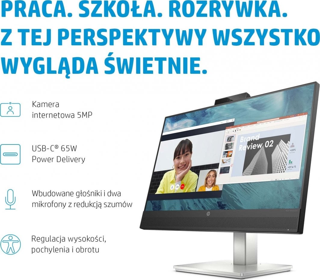 Monitor HP E24m G4, 23.8", Full HD, i zi