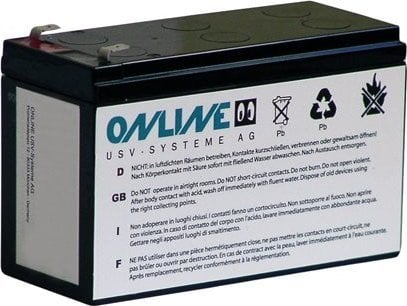 Bateri UPS ONLINE USV-Systeme BCZ1000, për ZINTO 1000, 7.9 kg, gri