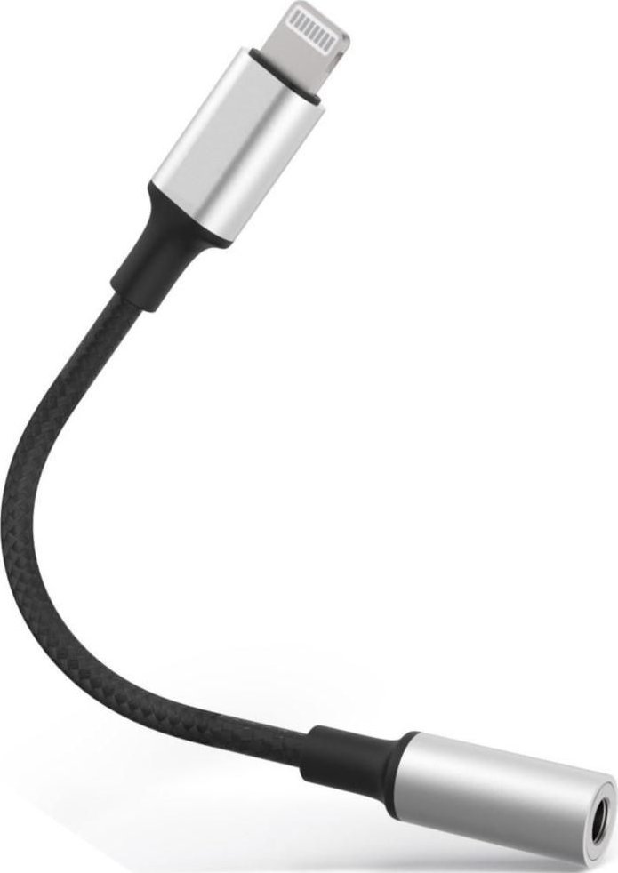 Adapter audio Microconnect MC-LIGHTJACK3.5, Lightning në 3.5mm, i zi