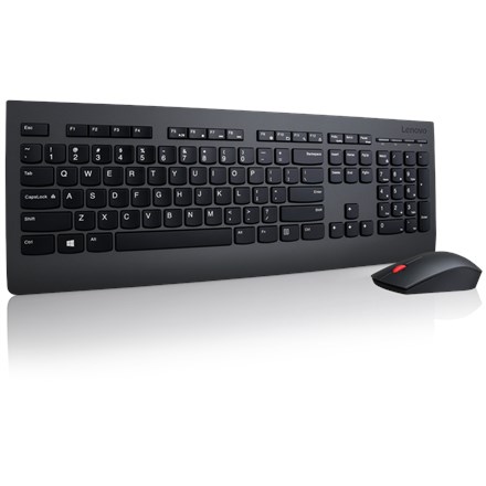 Set tastierë dhe maus Lenovo Professional Wireless Combo, ENG, i zi