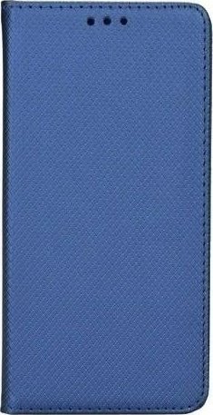 Kapak libër telefoni Blue Star Smart Magnet për Samsung Galaxy A04 A04e M13 5G, me magnet, me xhep kartelash, blu navy