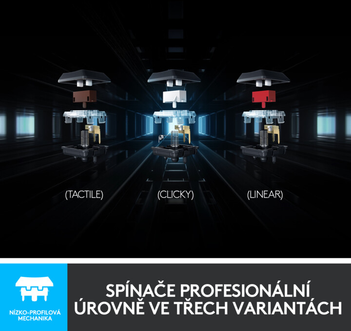 Tastierë Logitech G815 Lightsync, GL Clicky, US