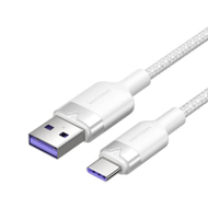 Kabllo USB Vention USB 2.0 A në USB C, 6A 100W, 1m, e bardhë