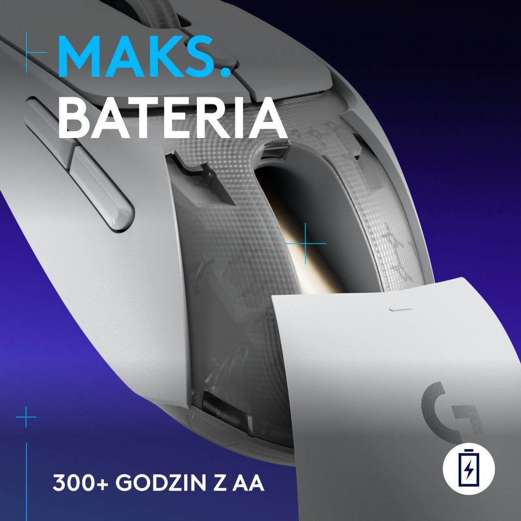 Maus Logitech G309 Lightspeed HERO 25K, i zi
