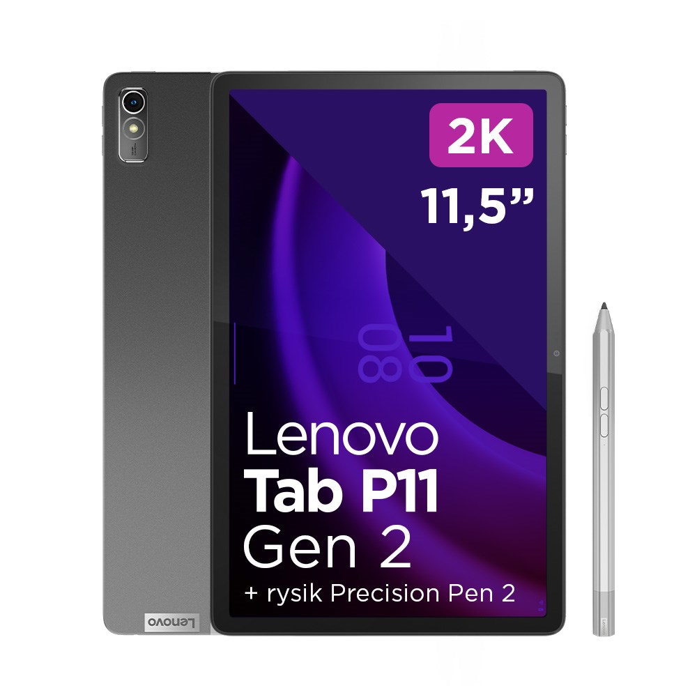 Tablet Lenovo Tab P11 (Gen 2), 11.5", 6GB RAM, 128GB, MediaTek Helio G99, i hirtë