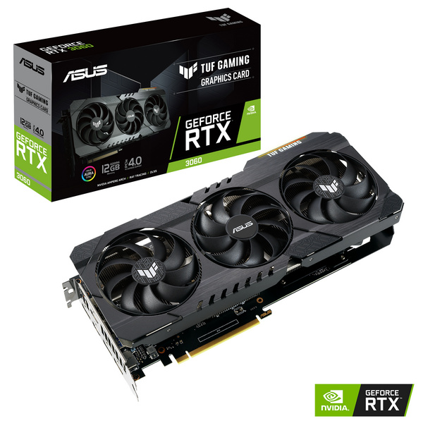 Kartelë grafike Asus GPU Nvidia GeForce RTX 3060 Gaming, 12 GB GDDR6