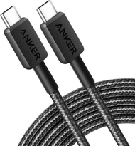 Kабел USB Anker 322 USB-C во USB-C, 1.8 m, 60W, црн