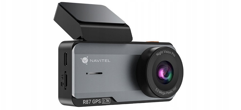 Kamerë dyshi për makinë Navitel R87 GPS, 2.7K, Wi‑Fi, me kartë 256GB