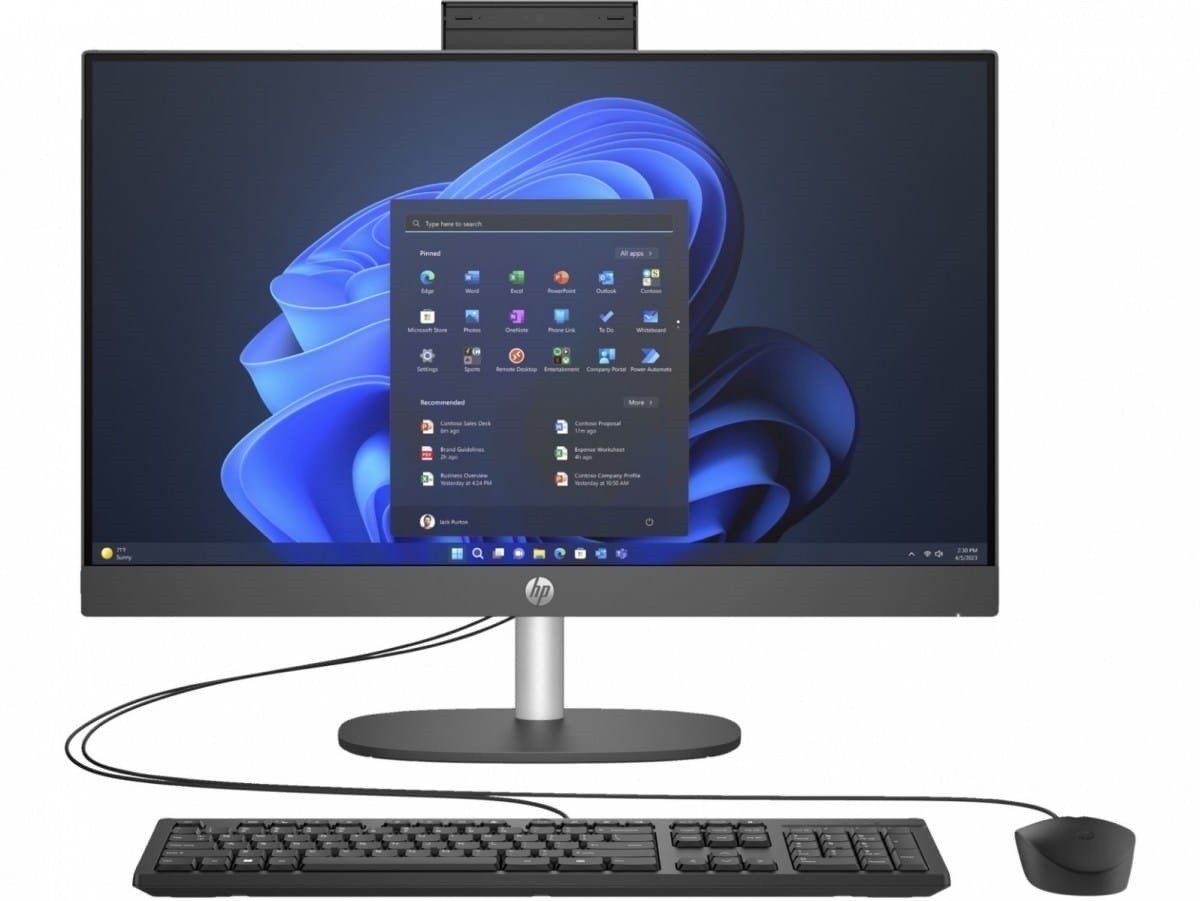 Kompjuter All in One HP ProOne 240 G10, 23.8", Intel Core Ultra 5, 16GB RAM, 512GB SSD