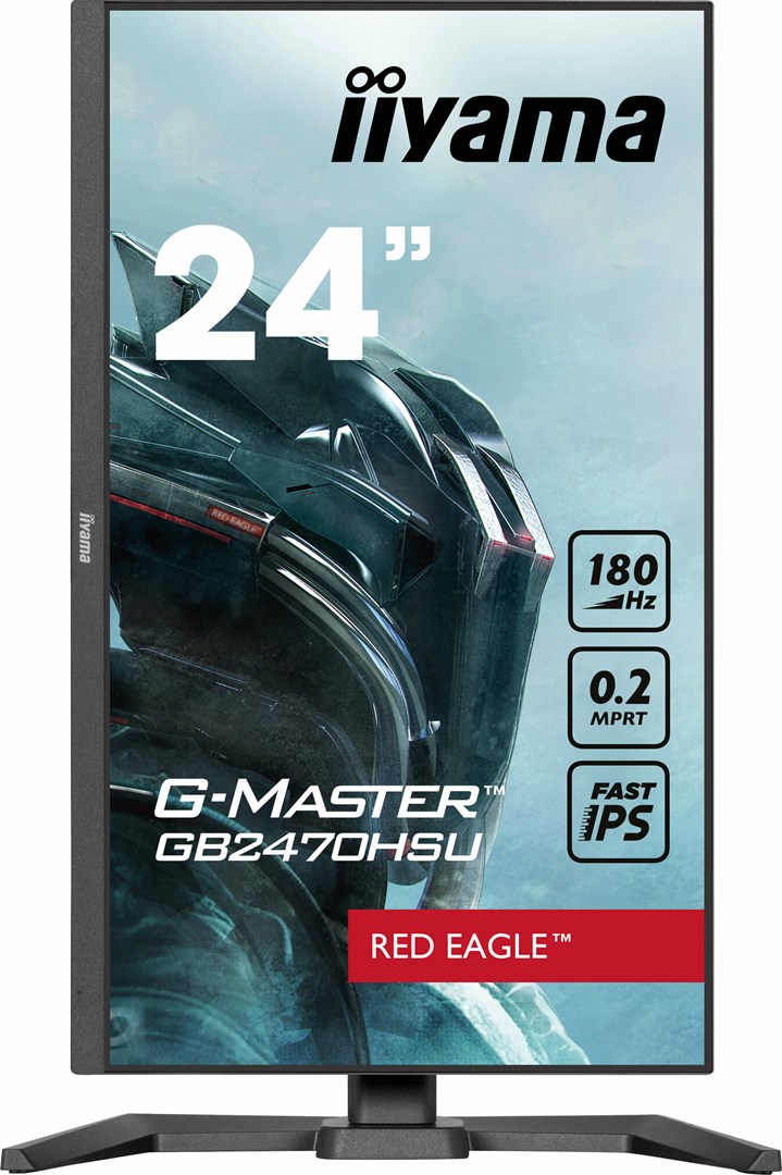 Monitor gaming Iiyama G-MASTER GB2470HSU-B6, 23.8", Full HD, 180Hz, i zi