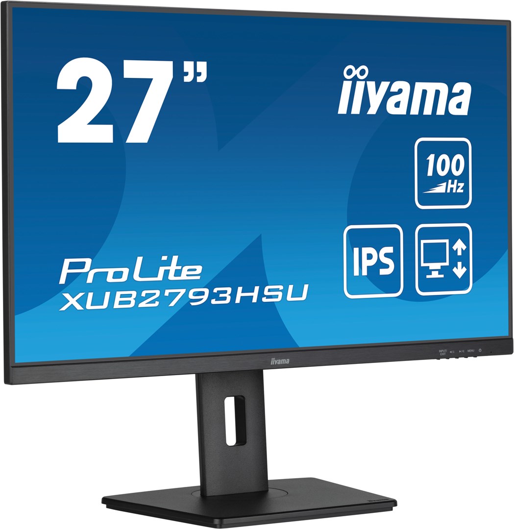 Monitor iiyama ProLite computer, 27", 1920 x 1080, 100 Hz, i zi