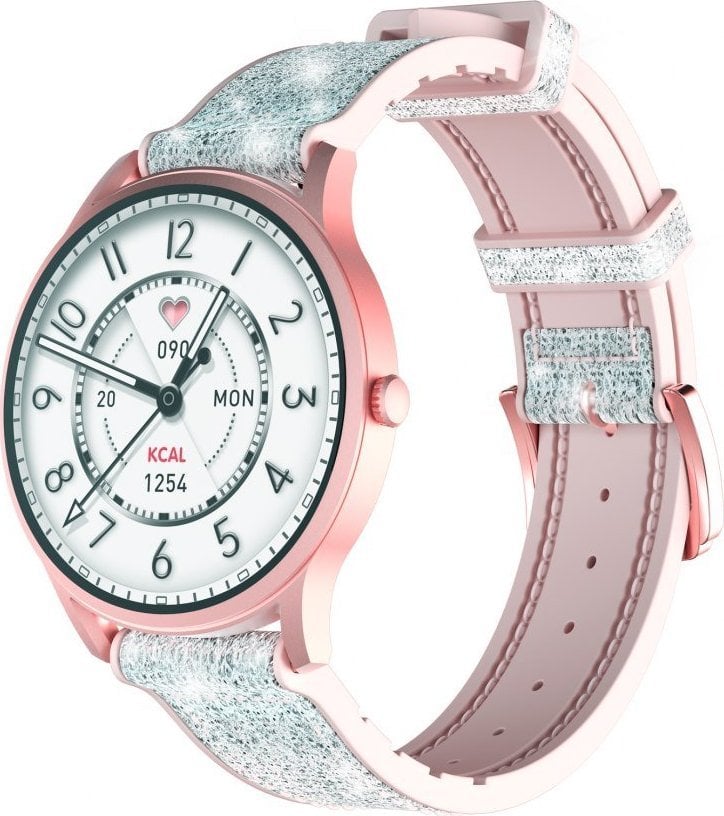 Ora inteligjente Xiaomi Kieslect Lora Lady Calling, Bluetooth, për gra, rozë