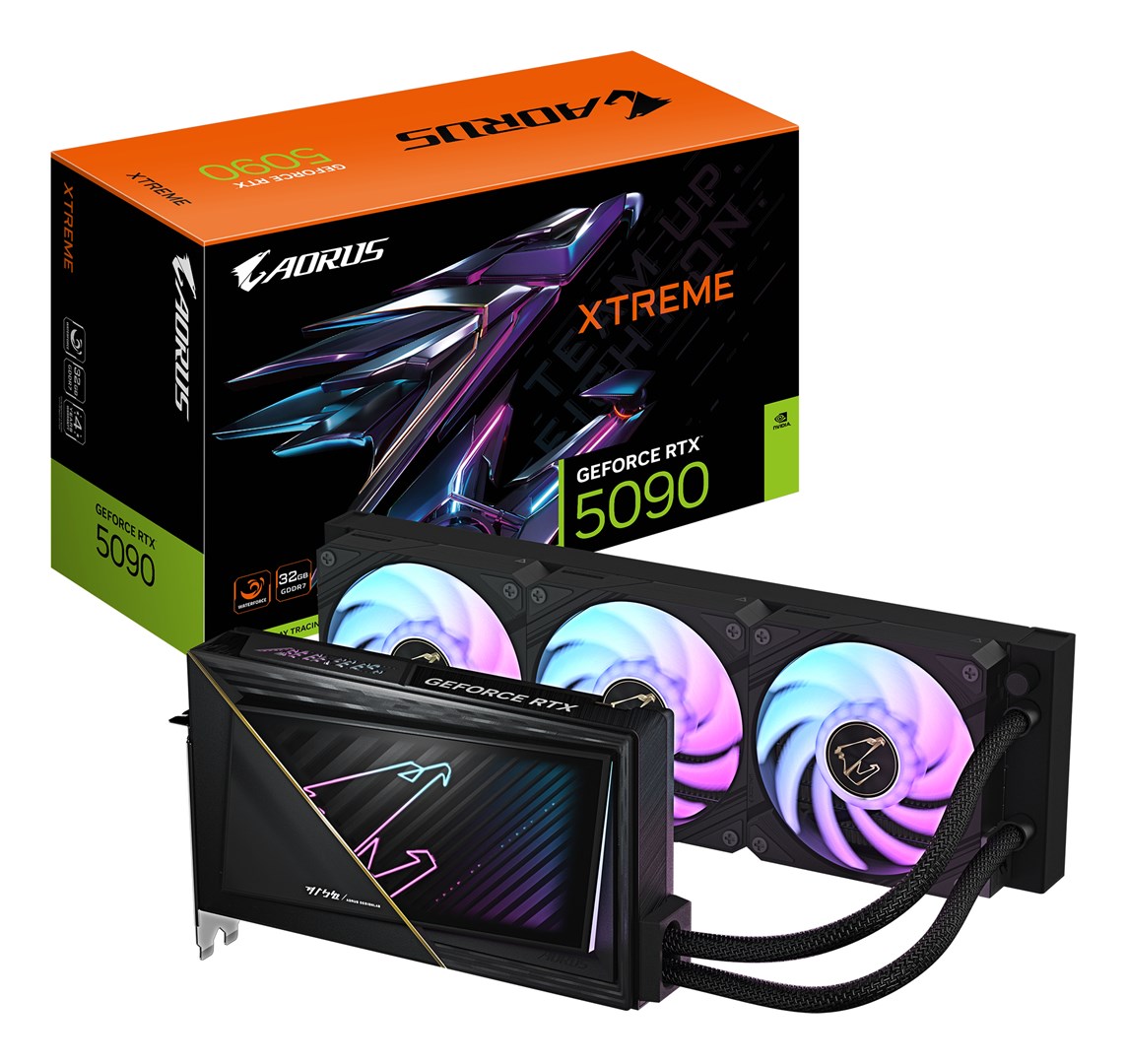 Kartelë grafike GIGABYTE AORUS GeForce RTX 5090 XTREME WATERFORCE 32GB GDDR7