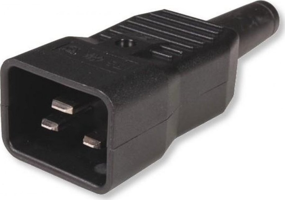 Panel energjie rack Techly 1U, 8x Schuko UNEL, kabllo C20 3m, i zi