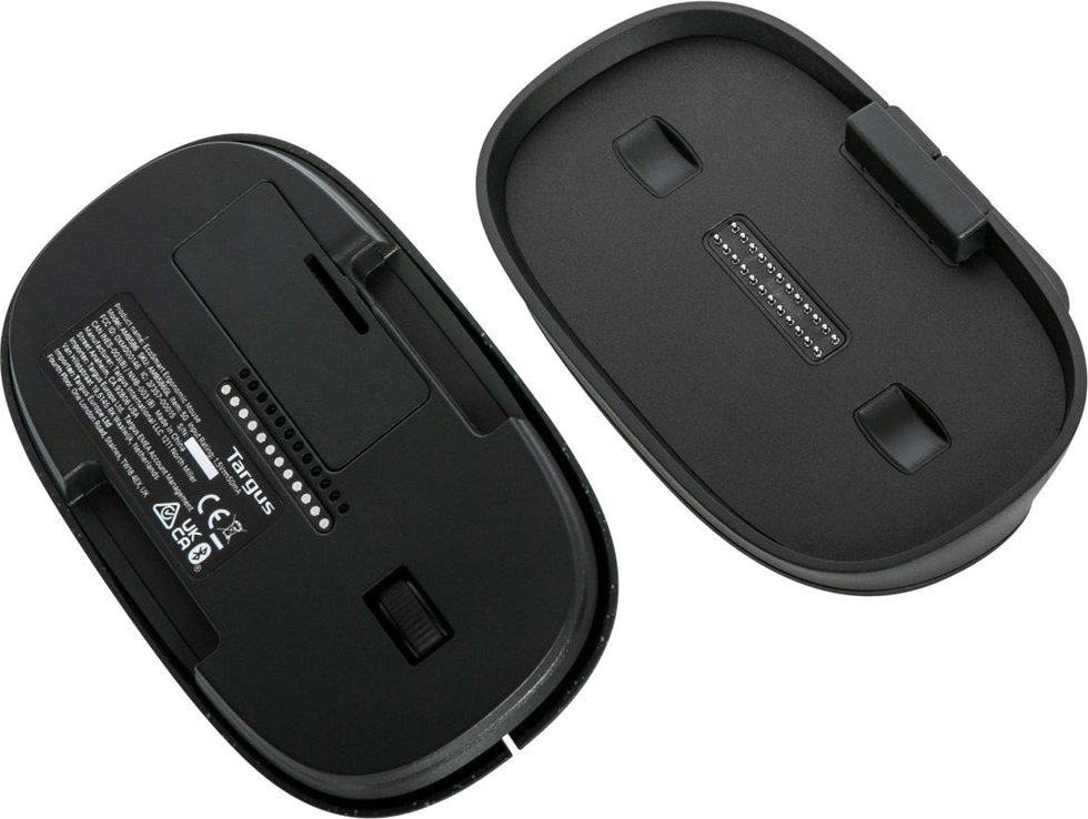 Бежичен глушец Targus ErgoFlip EcoSmart AMB586GL, 4000 DPI, 6 копчиња, црн
