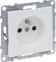 Prizë muri Legrand SUNO 721180, 2P+E 16A 250V, me kapak mbrojtës, e bardhë