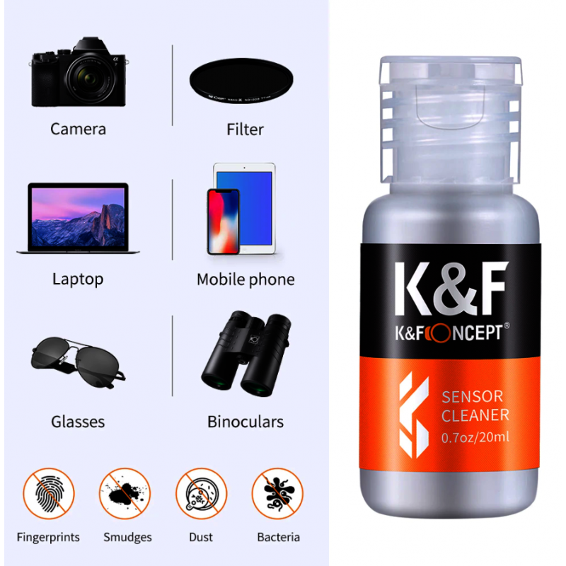 K&F Concept 20ml Liquid for Sensor Cleaning