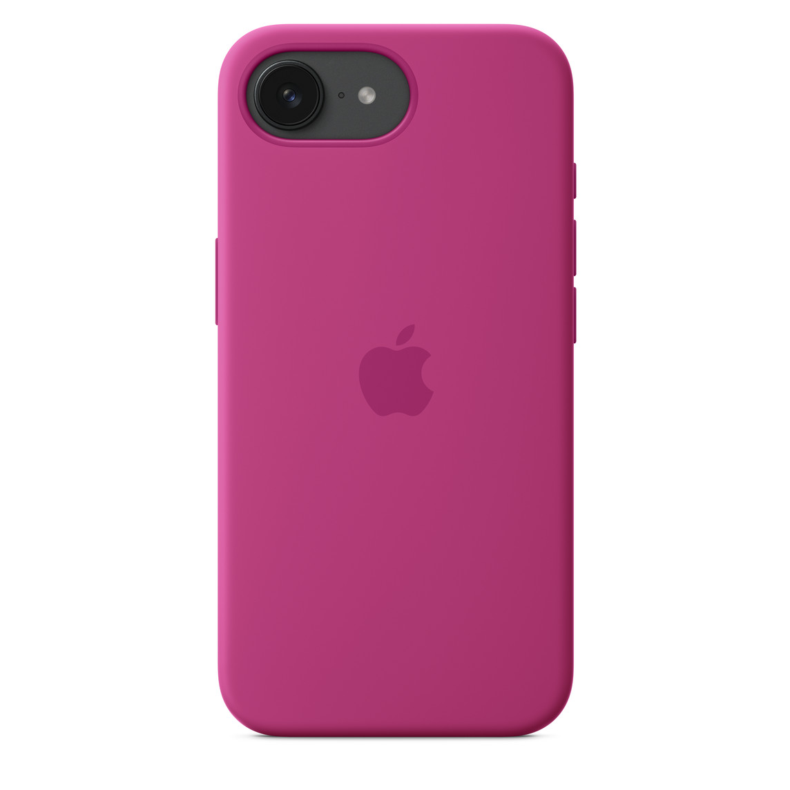 Apple iPhone 16e Silicone Case, Fuchsia 2