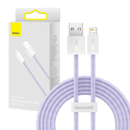Kabllo USB Baseus BSU3001PRP, USB A në Lightning, 2 m, vjollcë