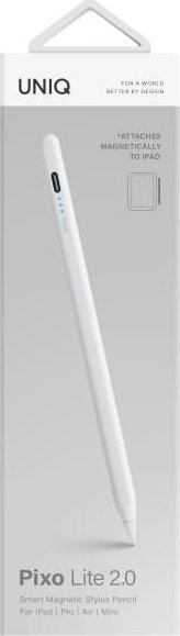 Stilolaps touch Uniq Pixo Lite 2.0, magnetik, për iPad, i bardhë