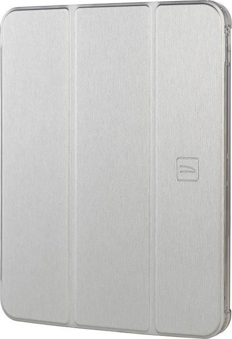 Mbulesë tabletë Tucano Satin Case për iPad 10.9" 2022 gjenerata e 10, me mbajtëse Apple Pencil, argjendtë