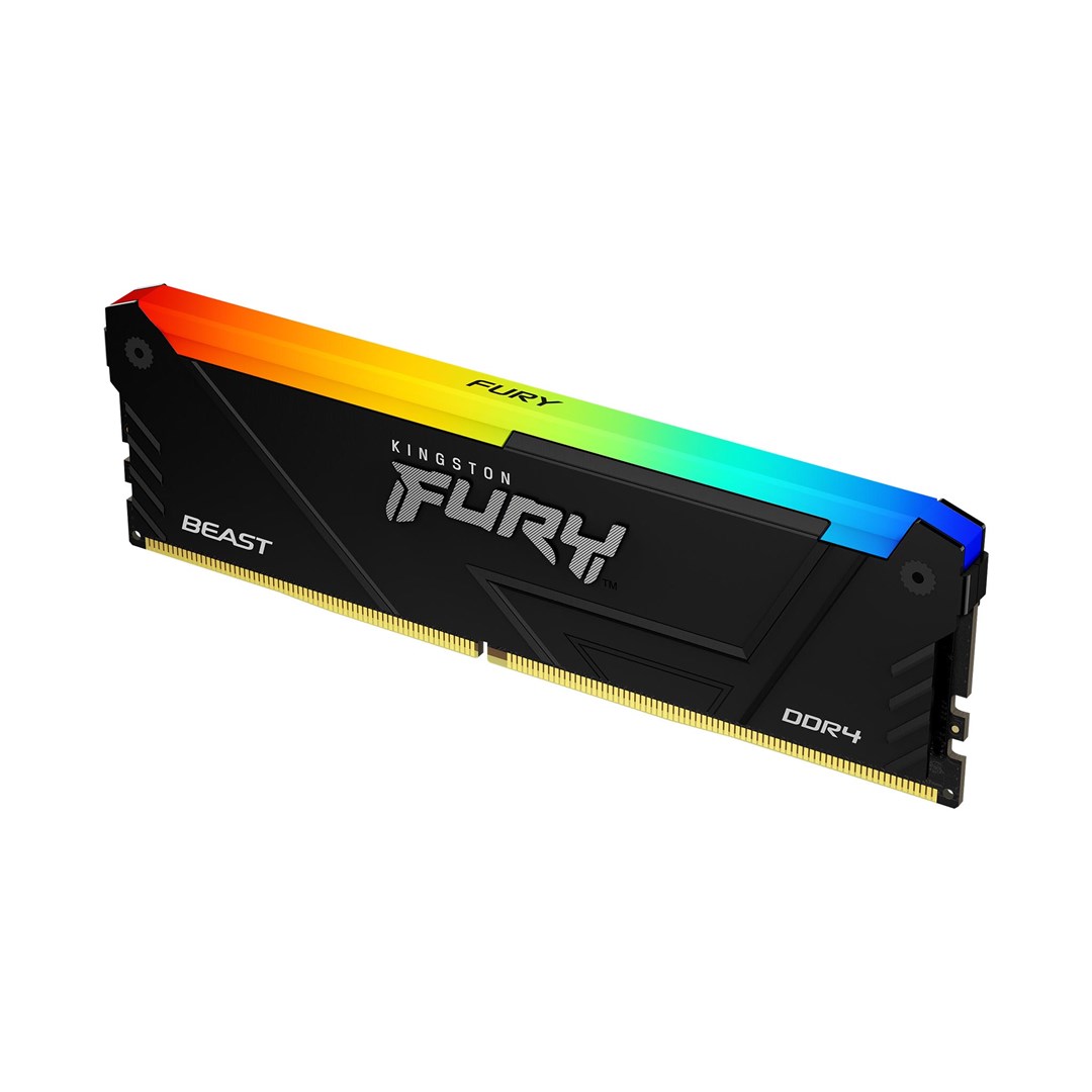 Memorie RAM Kingston FURY 16GB 3200MT/s DDR4 CL16 DIMM 1Gx8 Beast RGB