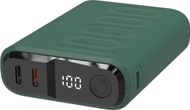 Powerbank RealPower PB-10000C PD Plus, 10000mAh, 3x Type C, jeshile e errët
