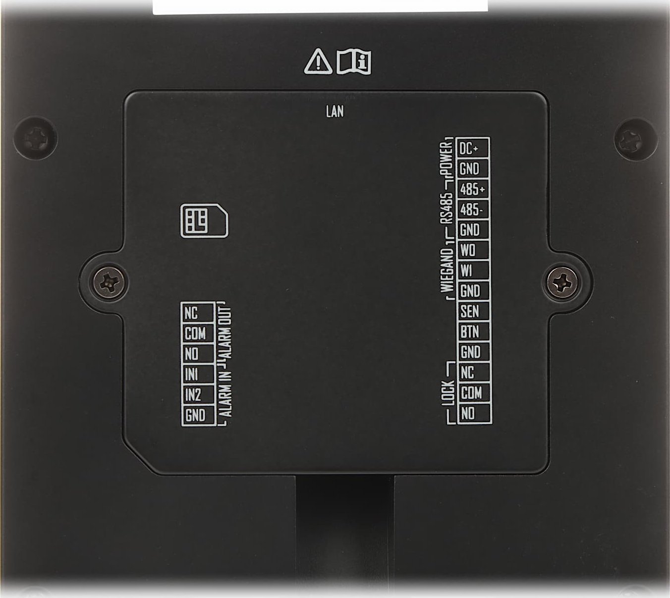Terminal kontrolli aksesi Hikvision DS-K1T502DBWX, LAN Wi-Fi, IP65 IK09, gri