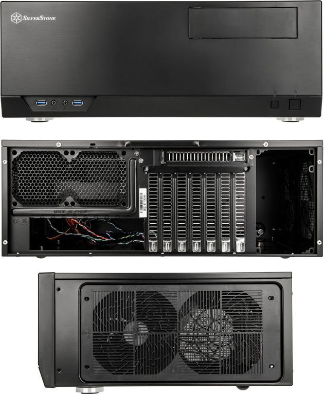 Kasë SilverStone SST-GD09B, HTPC