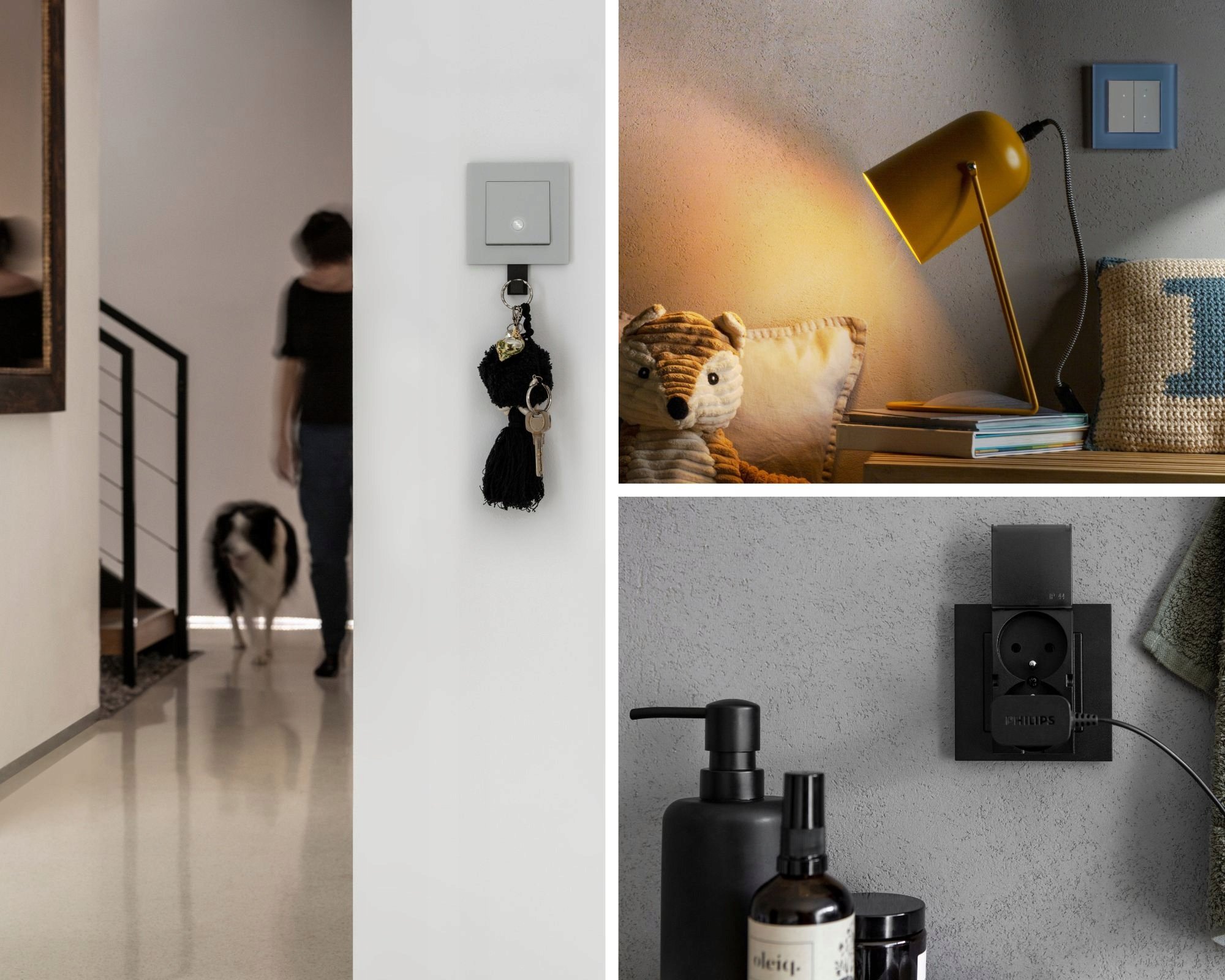 Prizë antene Simon 55 SAT SAT RTV, modul muri, e bardhë mat