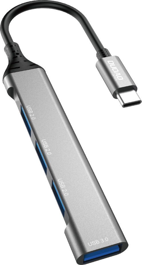 HUB USB C Dudao A16T, 4 porta, gri